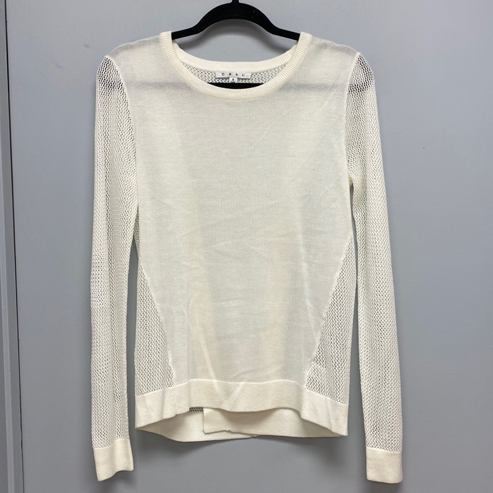 Cabi Split Back Pullover Sweater - image 1